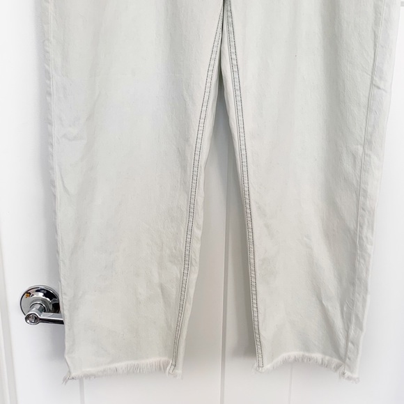 Madewell Wide Leg Tapered Jeans Faded Wash Sz 32 - Picture 8 of 13